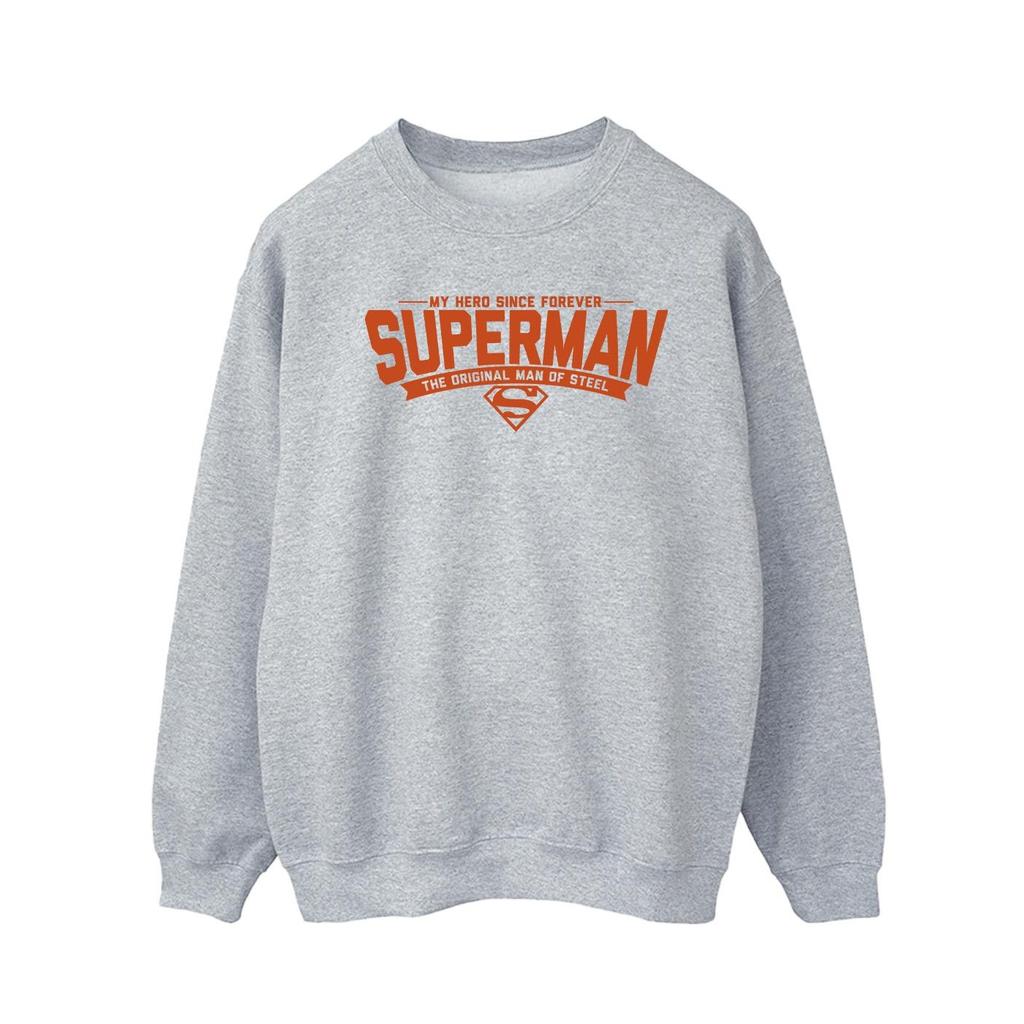 DC Comics Mens Superman Hero Dad Sweatshirt