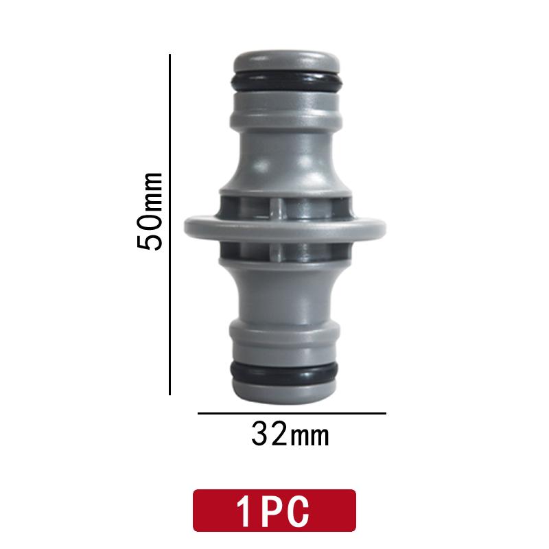 2-Way Garden Hose Connector Joiner Coupler Male Direct Nipple Quick Connect Extend Water Pipe Tap for Watering