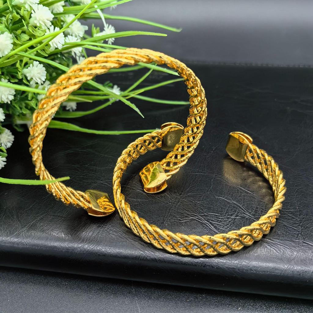 Этнический браслет с покрытием из 24-каратного золота для невест: Свадебные и банкетные украшения