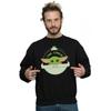 Star Wars Mens The Mandalorian The Child And Frog Sweatshirt