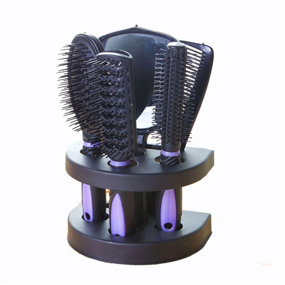 Салонный профессиональный набор расчесок для волос Массажная расческа Зеркало Подставка Держатель Расческа для волос Набор расчесок Зеркало