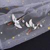 Women's Chinese Style Crane Enamel Brooch Pin for Hanfu Clothing