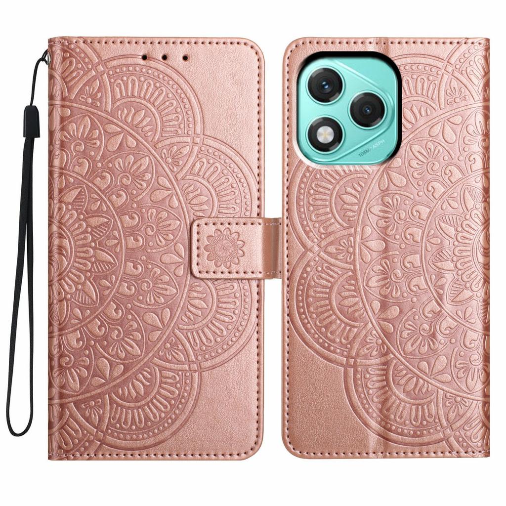 Кожаный чехол для Honor 400 Lite 5G с отделениями для карт, с узором мандалы, чехол-подставка для телефона