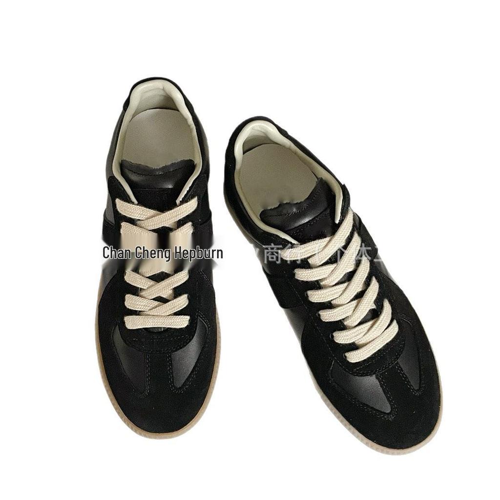 Maison Margiela MM6 Классические ретро белые кожаные кроссовки