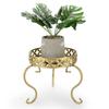 Sumnacon Горшок Горшок Цветок Сад Садоводство Цветок Подставка для цветов, Подставка, Стеллаж, Железо, Антикварный, Стильный, Стеллаж, Стеллаж, Подставка, Подставка, Для помещений/Улицы (Золото)