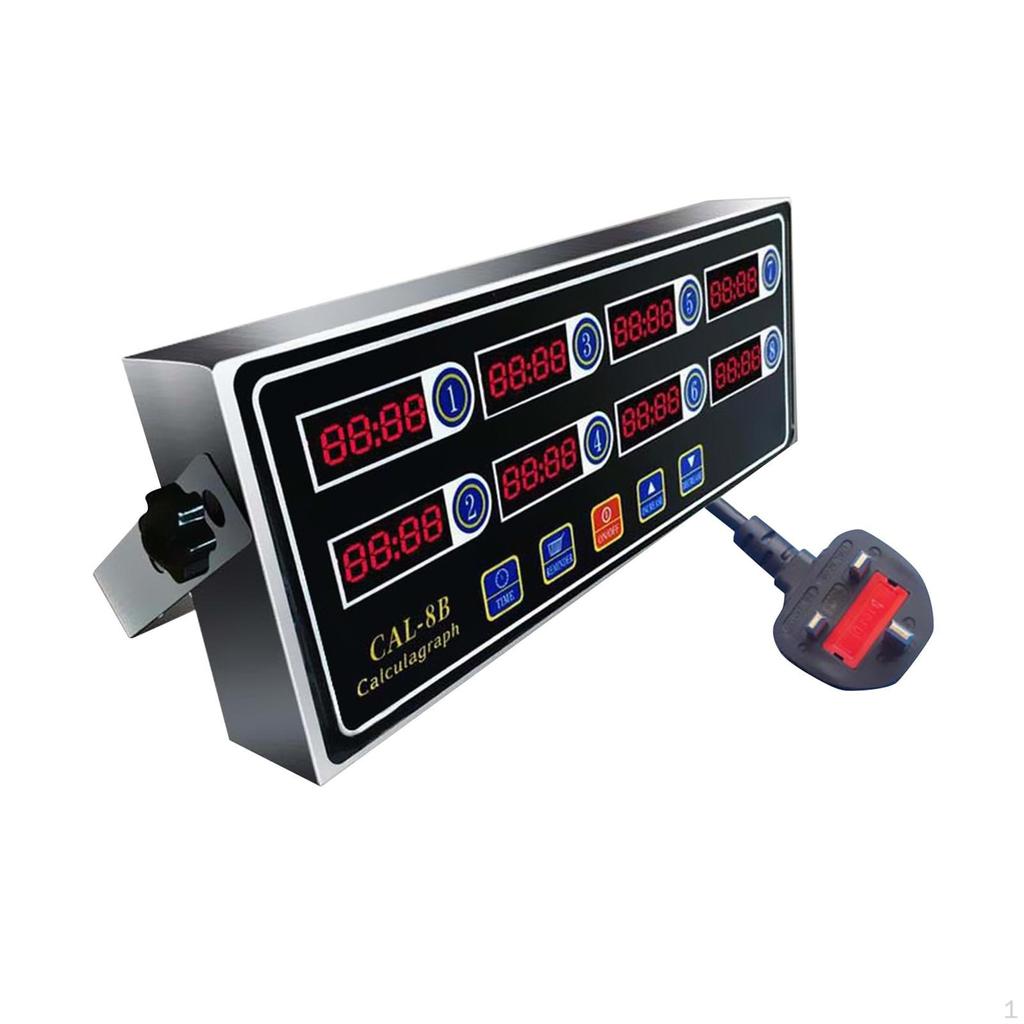 8 Channels Commercial Kitchen Timer Calculagraph Restauran for Restaurant