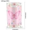 Pink Butterfly Spring Tea Party Tableware: Disposable Cups, Napkins & Banners