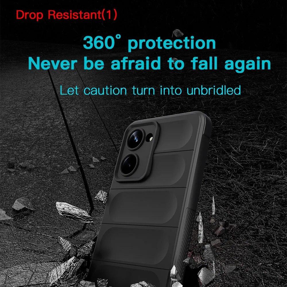 KEYSION Противоударный чехол для Realme 10 4G 10 Pro + 5G 9 Pro + 9i, противоскользящий мягкий силиконовый чехол для телефона OPPO Find X5 Pro X5 Lite