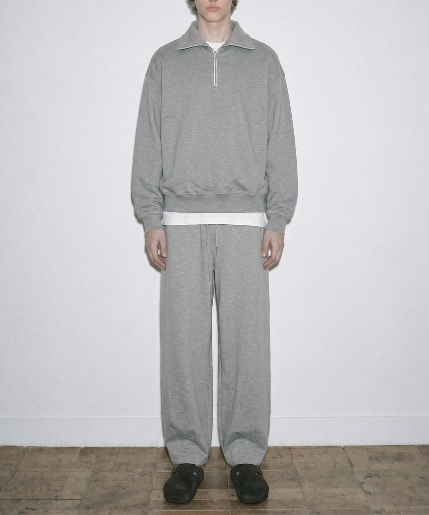 ZENSAI Volume Baggy Jersey Pants Gray