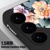 Для Samsung S25 Ultra S24 FE S23 S22 A36 A16 A55 A15 A35 A06 S26 A25 A05S A54 A26 A56 A17 Чехол Ремешок Цветочный принт Мягкий ударопрочный Матовый чехол для телефона