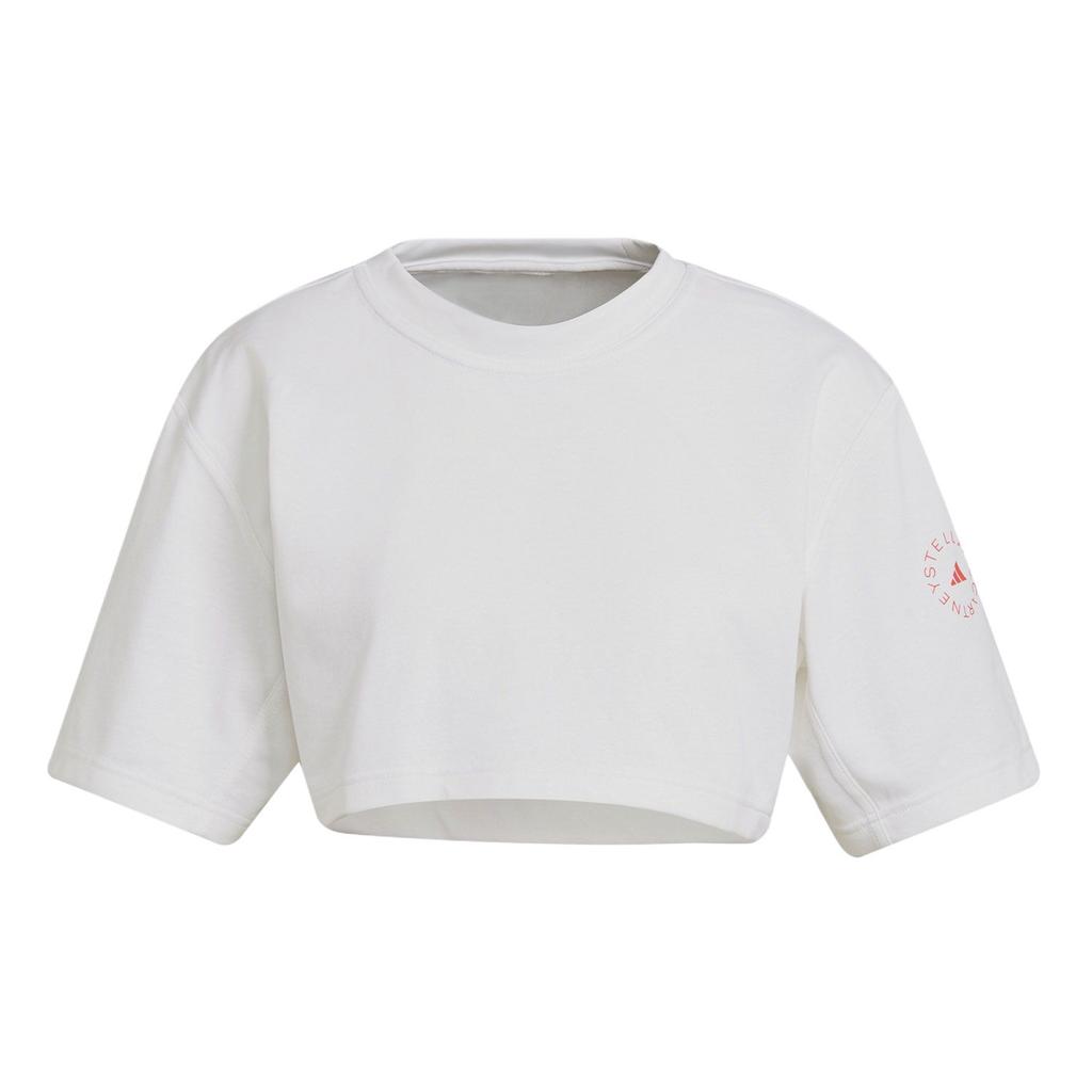 Adidas SMC свободная дышащая спортивная футболка с коротким рукавом женская белая GT9455