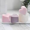Rotating Stacking Love Silicone Mold Handmade Wax Candle Gypsum Decoration Mold Soap Molds Kitchen Baking Cake Chocolate Mould