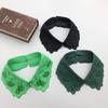 White Fake Collar for Women Shirt Blouse Necklace Candy Color False Collar Handmade Beads Detachable Sweater Collars Decor
