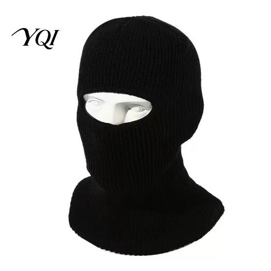 Anti Cold Cycling Accessory Winter Knitted Balaclava, Unisex Face Mask Hat, Warm Windproof Outdoor Sports Guard Ski Cap Neck Warmer for Skiing