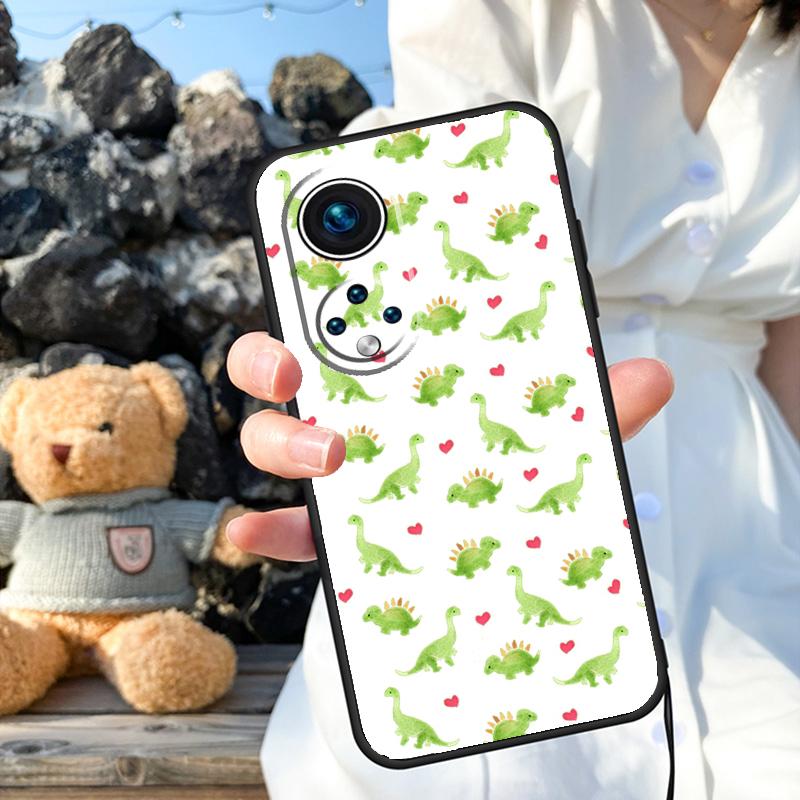 Dinosaur Pattern Case For Honor X8a X9a X6a X7a X6 X7 X8 X9 X9b X8b Honor 70 50 90 Lite Magic 5 6 Pro Cover