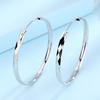 925 Sterling Silver 50MM Big Circle Hoop Earrings for Women Charms Party Wedding Jewelry Gift