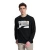 PUMA Sweatshirts Men's Black Crew Neck Moderate Regular 580905-06