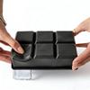 Силиконовые формы для кубиков льда, 3 шт., большого размера, с съемной крышкой, квадратная форма для кубиков льда для коктейлей, штабелируемая, гибкая