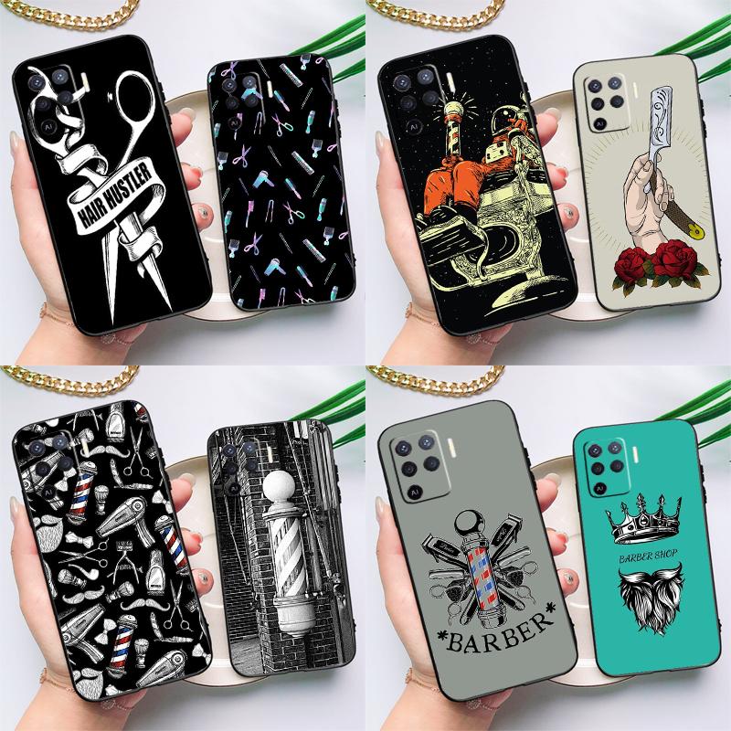 Чехол для парикмахера-стилиста для OPPO A54 A74 A94 A52 A72 A83 A91 A93 A15 A16 A5 A9 A31 A53 A53S 2020, задняя крышка