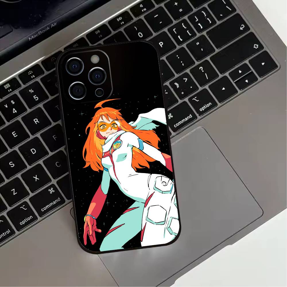 Diebuster Gunbuster Phone Case For iPhone 17,16,15,14,13,12,11 Plus,Pro Max,XS,Soft Silicone Black Cover