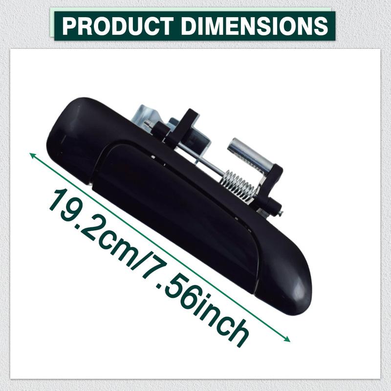 Черная ручка внешней двери передняя задняя левая правая для Honda Fit City Jazz 2002-2008 Civic Sedan Coupe 2001-2005 72180-SEL-T01