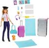 Набор кукол с аксессуарами Barbie Самолет + Пилот