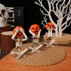 Horror Resin Pumpkin Skull Decor Set For Halloween Party And Home Yard Display