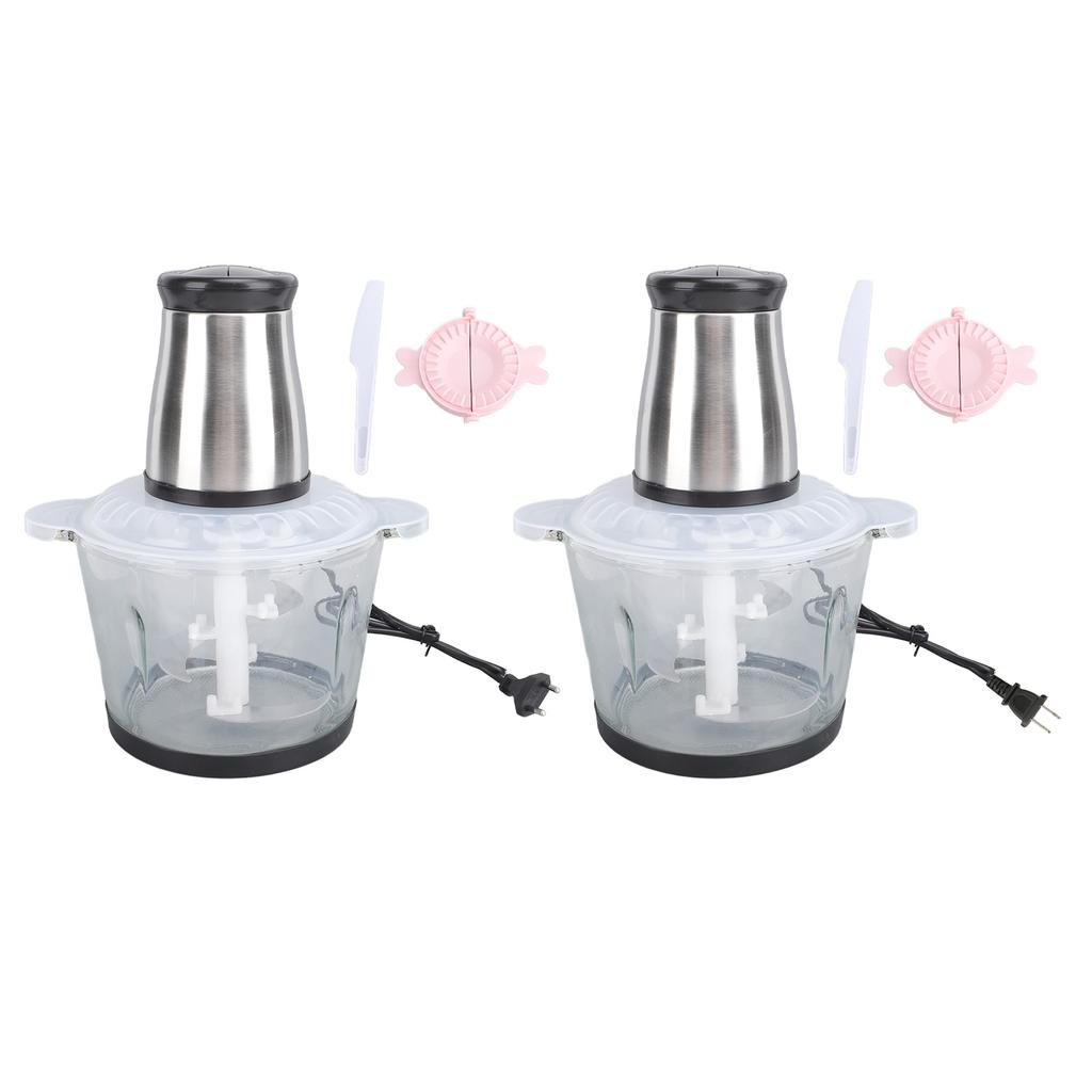 Electric Food Processor with 300W Motor 3L SUS Electric Food Chopper for Meat Vegetable Fruit Nut