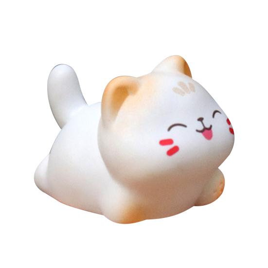 Миниатюрная фигурка кошки из смолы Yousheng, милые модели животных-кошек, миниатюрные украшения для топпера торта, микро-ландшафта, кукольного домика, сада, дома, стола