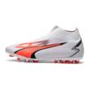 Ultra Match PU LL MG Jr Низкие детские футбольные бутсы Детские футбольные бутсы Бело-красные 107515-01