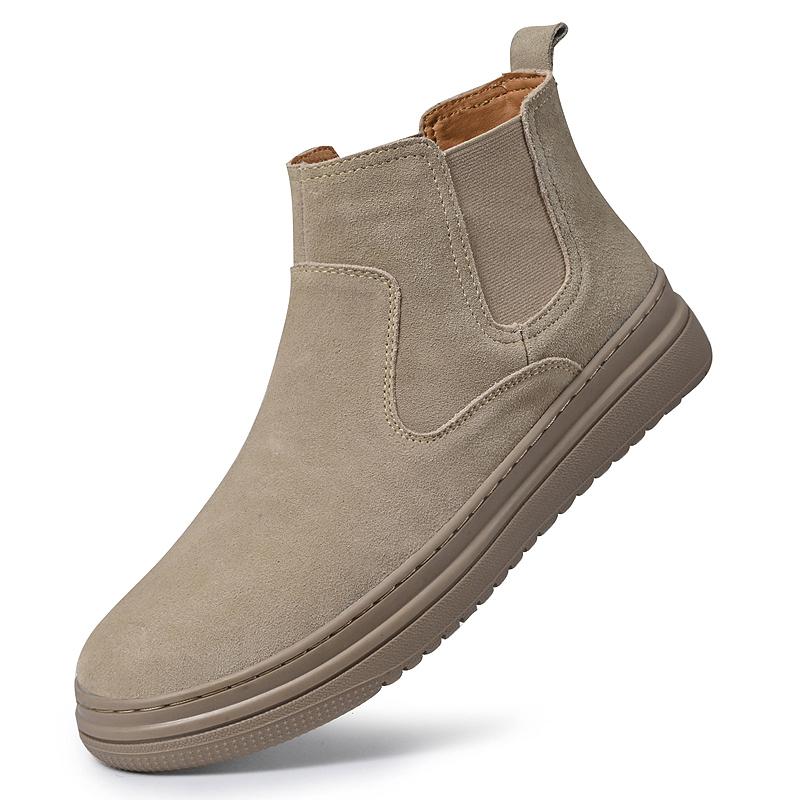 Модные мужские ботинки из натуральной кожи Минималистичные и модные стили дизайна Для повседневного офиса, отдыха на природе, прогулок Классические мужские туфли в стиле ретро