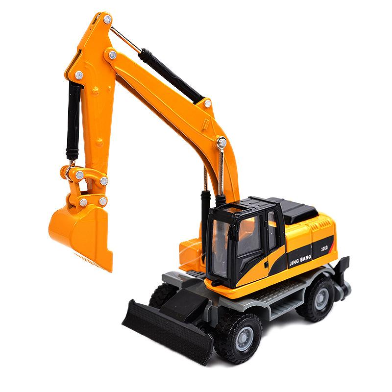 1:60 имитация бульдозера из сплава металла модель строительной машины грузовик модель игрушки для мальчика подарок B283