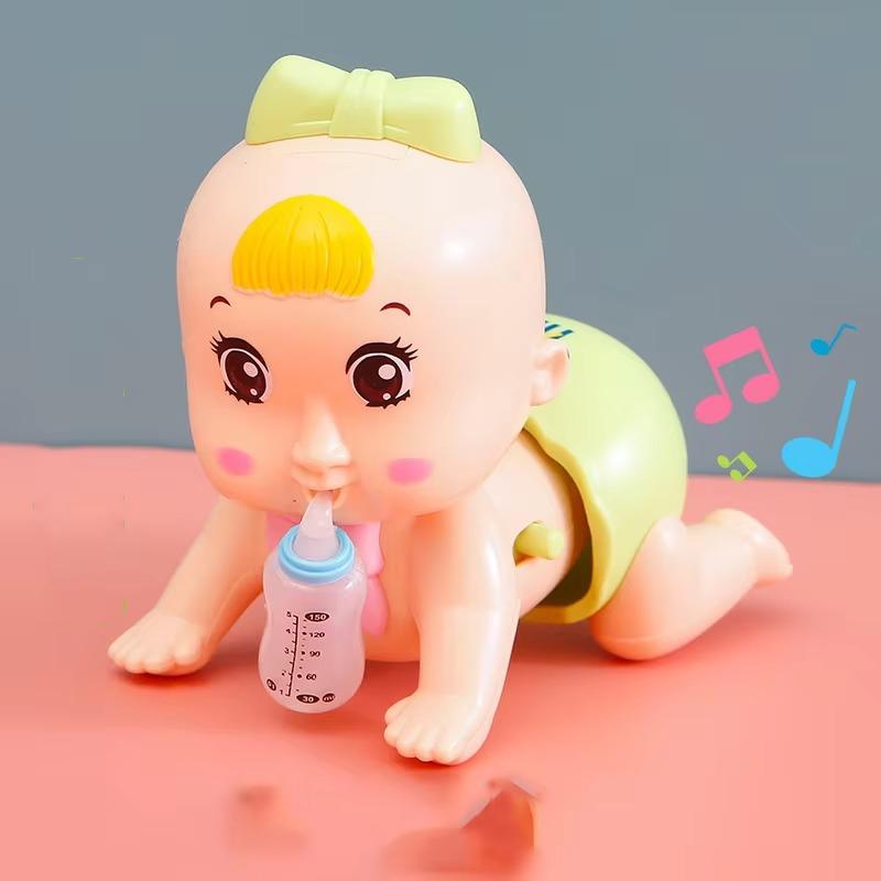 Toddler Learning To Crawl Toys 1PCS Baby Puzzle Education Can Make A Sound Electric with A Feeding Bottle