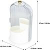 360 Degree Rotatable Makeup Brush Organizer Transparent Cosmetic Storage Box  For Bedroom