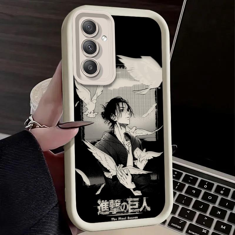 Anime Attack on Titan Eren Case For Samsung Galaxy A54 A05 A05S A34 A24 A14 A53 A33 A23 A13 A52 A52S A32 A50 A22 A12 A71 A51 A31