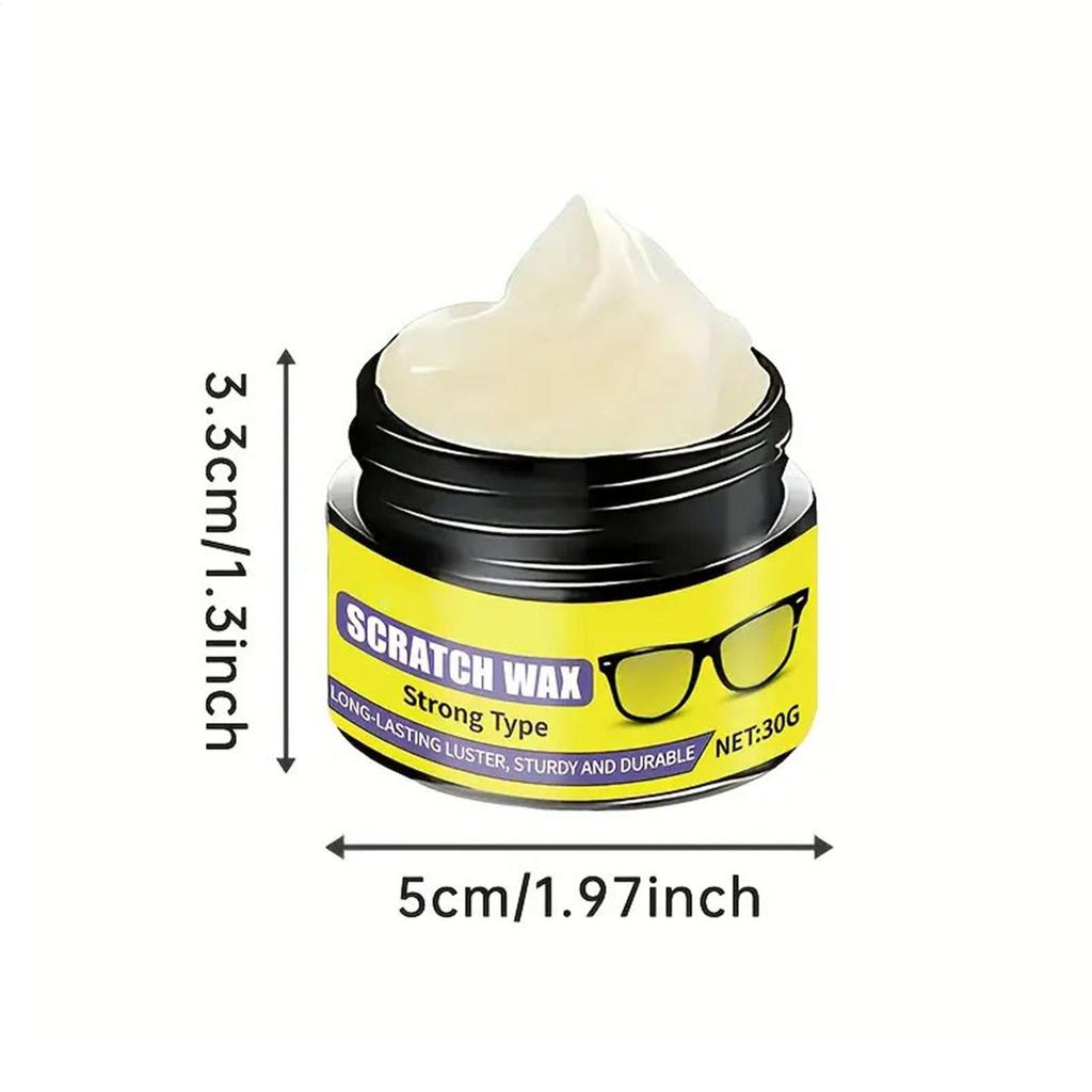 Lens Scratch Remover 30g Glasses Grinding Repair Cleaner Eyewear Restoration Tool for Home Office School Road Trip Outdoor Daily