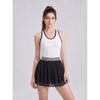 Womens Tennis Dress With Removable Padded Bra Mesh Hem Breathable Nylon Spandex Running Yoga Cycling Sport