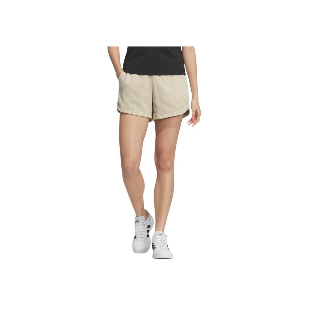 Adidas Solid Color Comfortable Sports Casual Shorts Women Shorts Prairie-Brown JE3578