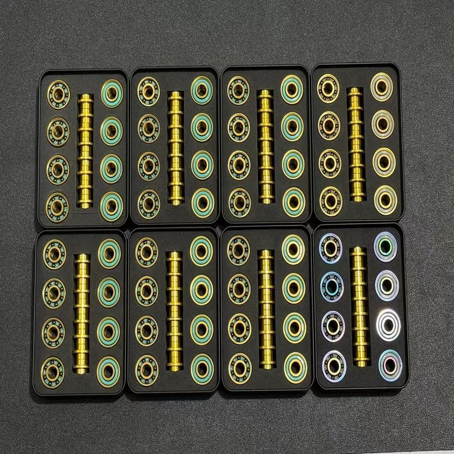 YSMLE High-Speed 608 Inline Skate Bearings Professional Level Abec-11 Ball Bearing for Skateboard Slides