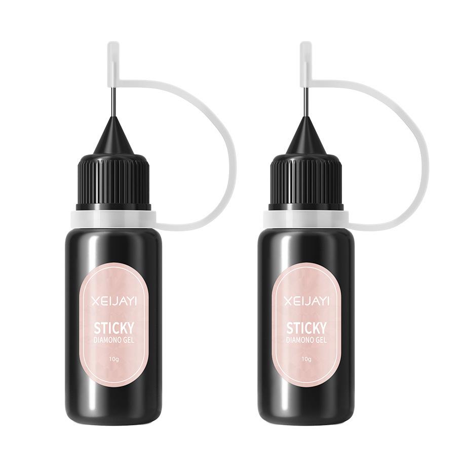 Непротираемый клей для ногтей со стразами, клей-заполнитель, герметик, УФ/светодиодное отверждение, долговечный инструмент для дизайна ногтей, для самостоятельного и профессионального использования в салонах
