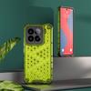 KEYSION Shockproof Armor Case for Xiaomi 15 5G Soft Silicone+PC Transparent Honeycomb Phone Back Cover for Xiaomi 15 Pro 5G