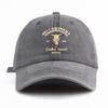 pc Yellowstone Print Washed Baseball Cap for Adults  Minimalist Retro Style Casual Soft Adjustable Dad Hat Perfect As Gift