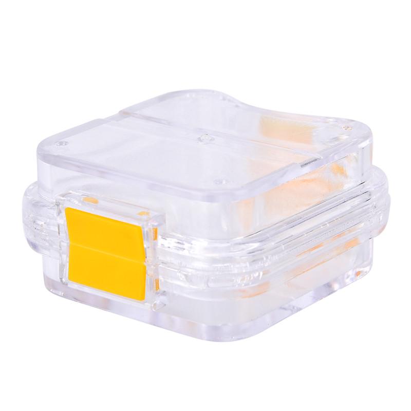 1шт мембрана пластиковая зубная коробка для зубных протезов прозрачная зубная коробка пластиковая коробка для зубных протезов