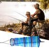 Fish Guard Wear-resistant Multifunctional with Rope Useful Collapsible Portable Crab Cage for Outdoor Fishing