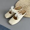 French Retro Soft-soled Bag Head Half Slippers Women's 2025 Summer New Fashion Casual Versatile Comfortable Mary Jane Shoes