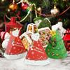 10pcs Thicked Christmas Gift Candy Boxes Cute Storage Box Xmas Eve Packaging Bag  Birthday