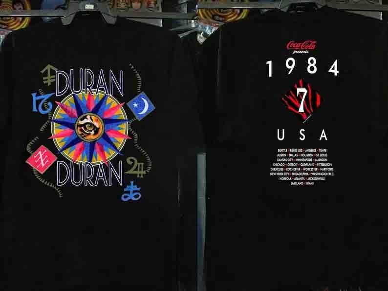 Винтажная футболка с концерта Duran Duran в США 1984 года