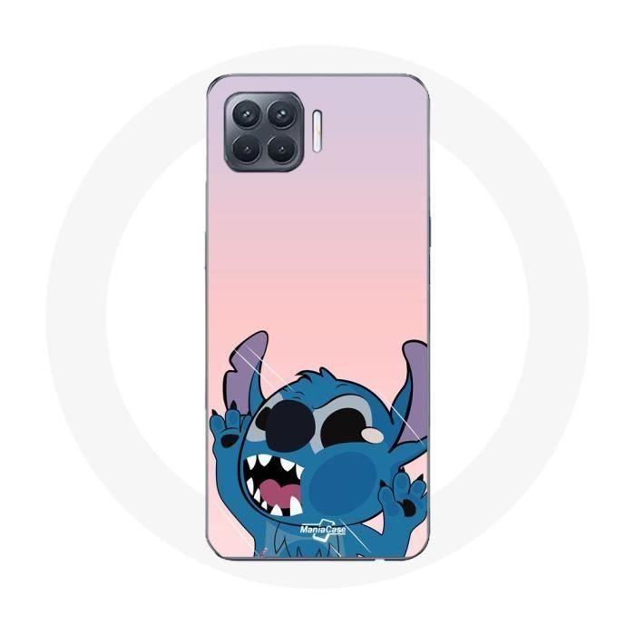 Coque - Oppo - A93 - Souple - Rose - Stitch le Nez en l'air