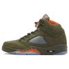 Air 5 Retro Olive 2024 Мужские кроссовки Green Army-Oliv Solar-Orange DD0587-308