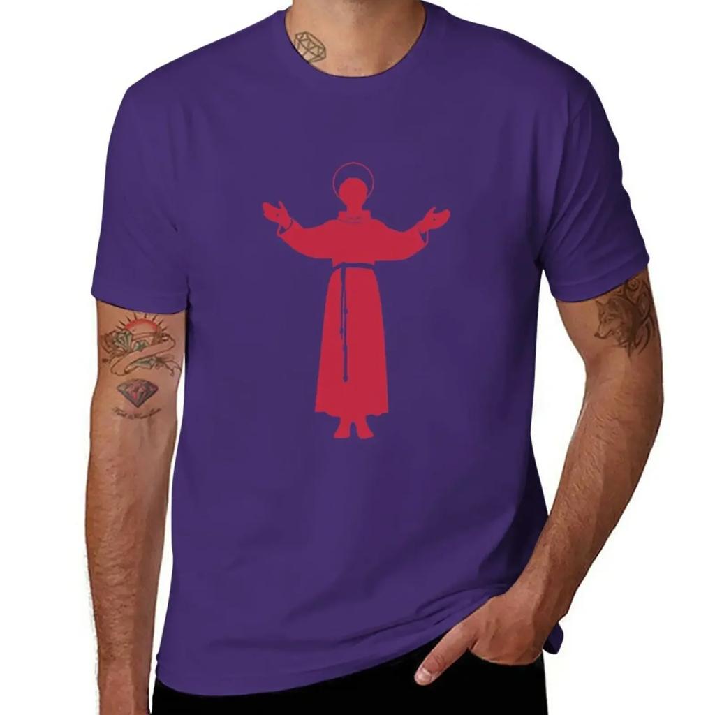 Saint Francis prayer - Peace PAX Catholic T-Shirt Aesthetic clothing anime clothes men clothings